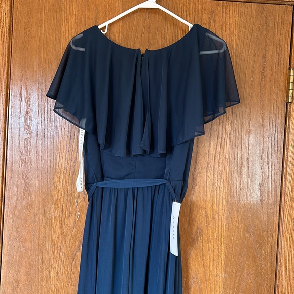 Azazie Navy Blue Maxi Dress - Picture 8 of 9